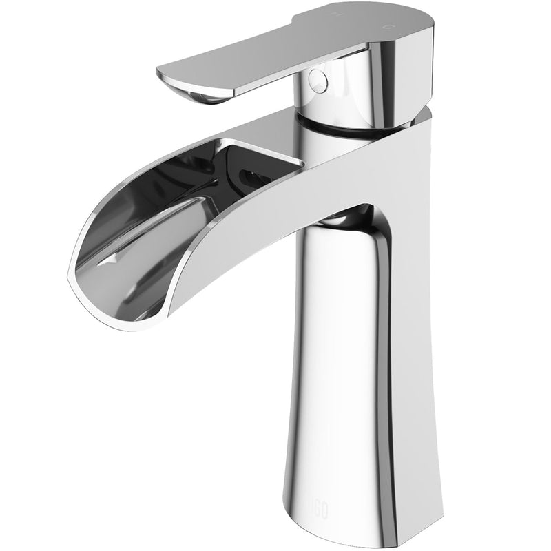 Paloma Single Handle Single Hole Bathroom Sink Faucet, WaterSense Certified, Chrome Q8792