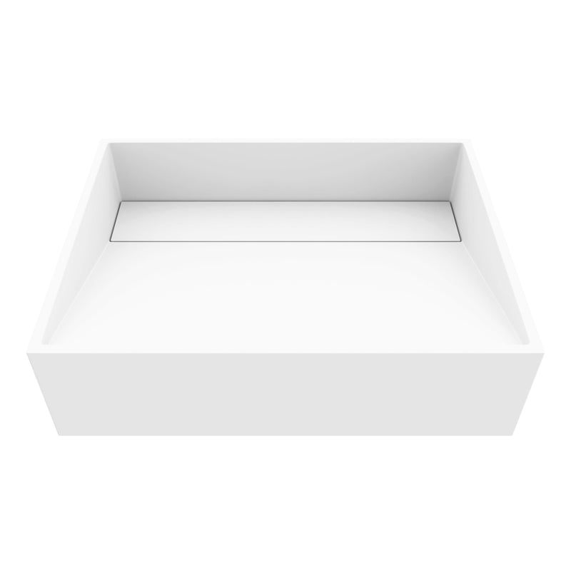 Starr Modern 17x13-in Deep White Bathroom Sink/Basin with Rectangular Vessel L0000