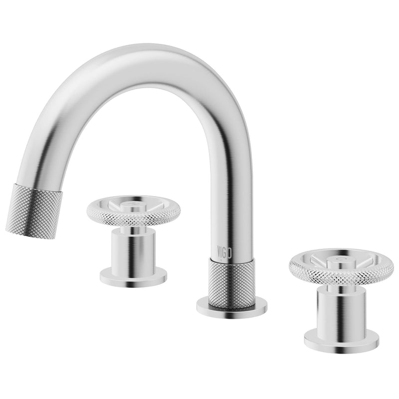 Wythe 8-in Arched Bathroom Faucet, Various Finishes O2995