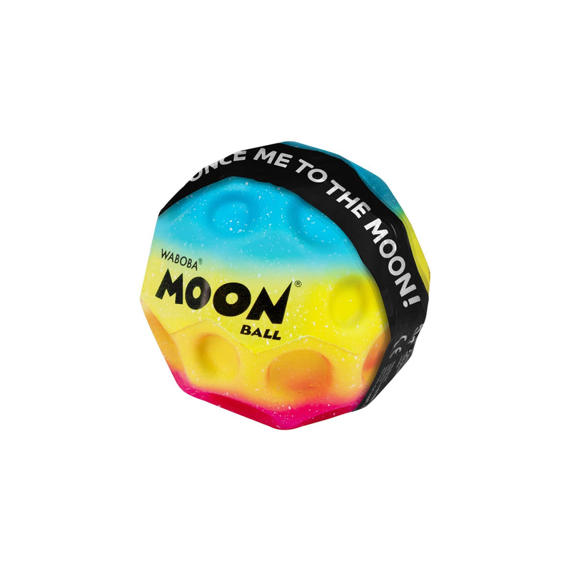 Moon Bouncing Ball, Outdoor Summer Bouncy Toy, Multi-Coloured, Ages 3+ W7617