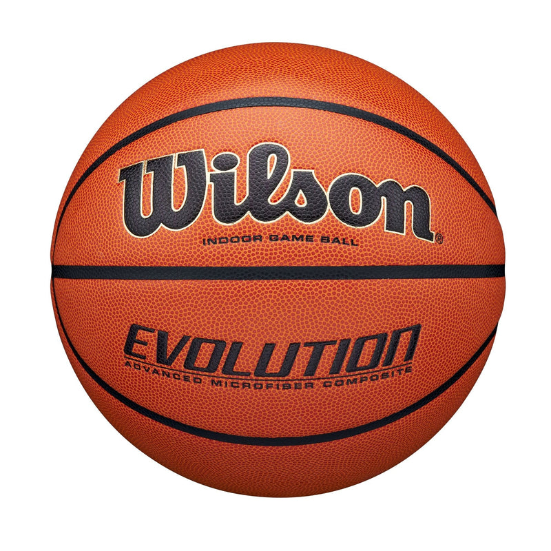 Evolution Indoor Composite Game Basketball, Size 6, Brown W0932