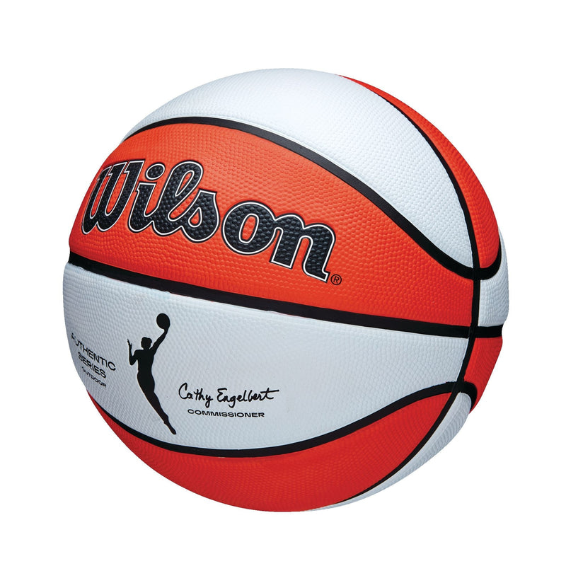 Authentic Series Youth Kids' Outdoor Basketball, Size 6 (28.5-in), Orange/White M3196