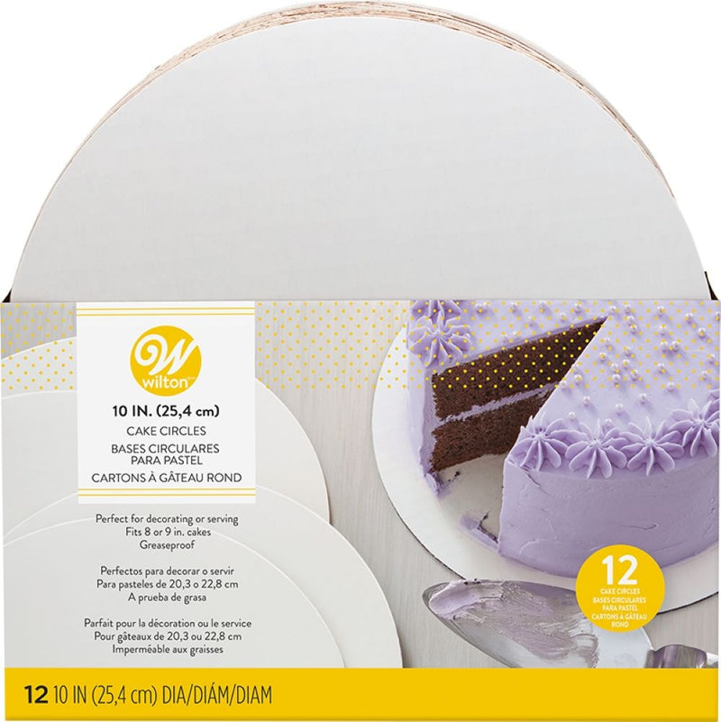 Cake Circles, 10-in, 12-pc F0645