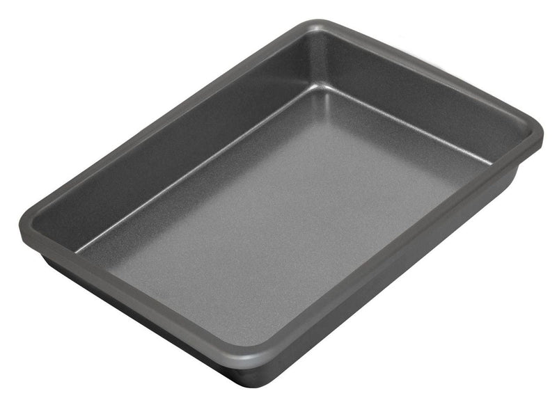 Grey Non-Stick Oblong Baking Pan, 13x9x2-in Y3486