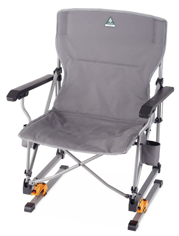 Bonavista Folding Camp Rocker Chair, Grey M9418