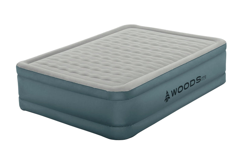 Double-High ToughGuard Airbed with Built-in AlwayzAire Pump, Queen R7633
