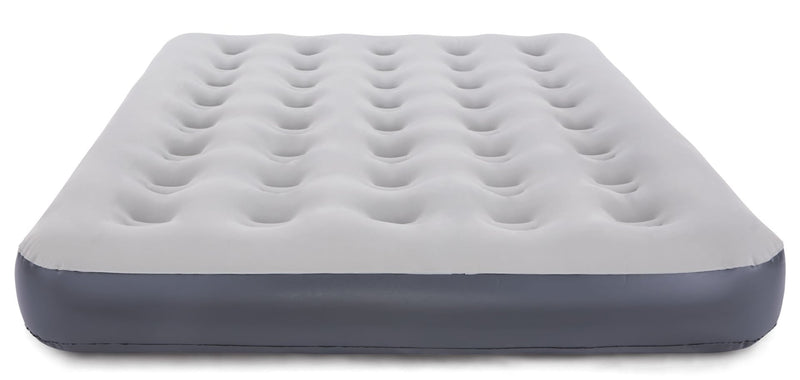 Single-High Inflatable Air Mattress/Airbed with 2-in-1 Pump For AC/DC Outlets, Queen S8277
