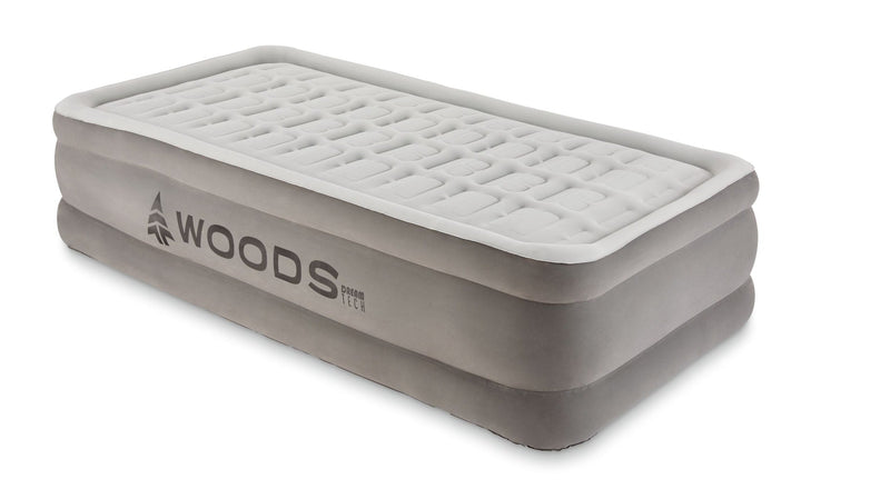 Tritech Double-High Air Mattress with Built-In 120V Pump, Twin R5923