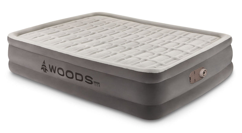 Tritech Double-High Queen Air Mattress with Built-In 120V Pump X9784