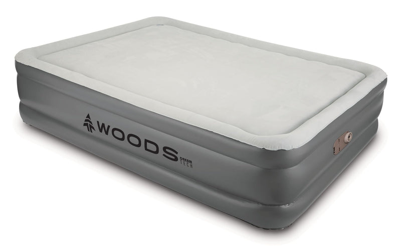 Tritech Memory Foam Double-High Queen Air Mattress with Built-In 120V Pump P8480