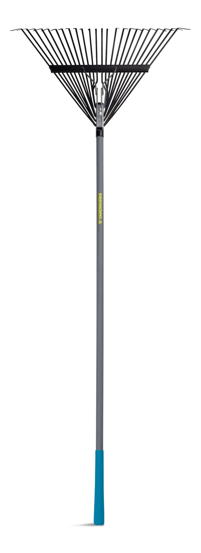 24-Tine Metal Leaf Rake with Fibreglass Shaft, 24-in K5853