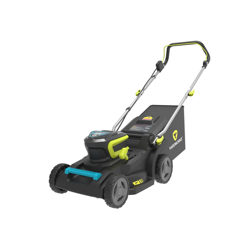48V 2-in-1 Brushless Push Lawn Mower, 17-in with 4Ah Battery & Charger S0891
