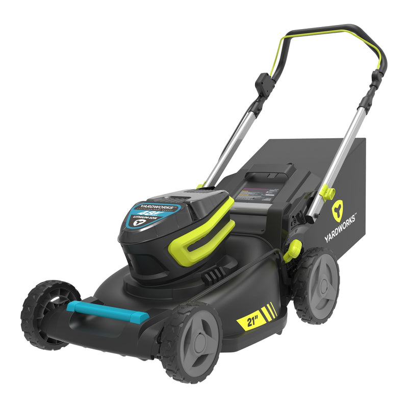 48V 3-in-1 Brushless Push Lawn Mower, 21-in with 6Ah Battery & Charger J8262