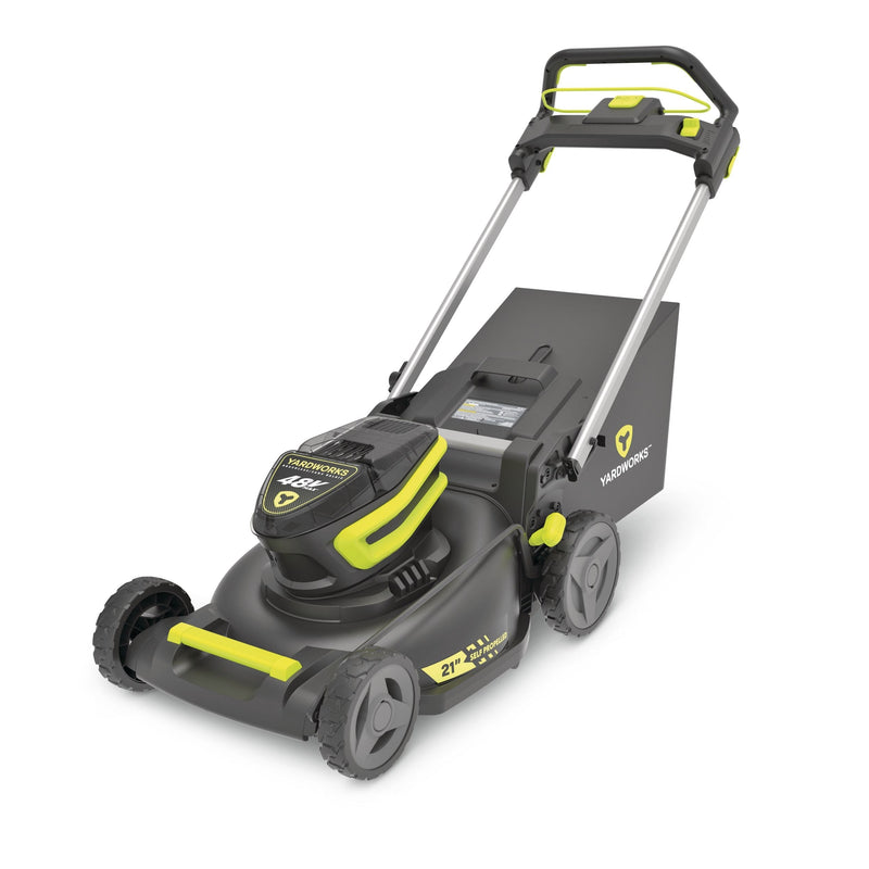 48V 3-in-1 Cordless Brushless Self-Propelled Mower, 21-in with 6Ah Battery & 2Ah Charger K1533