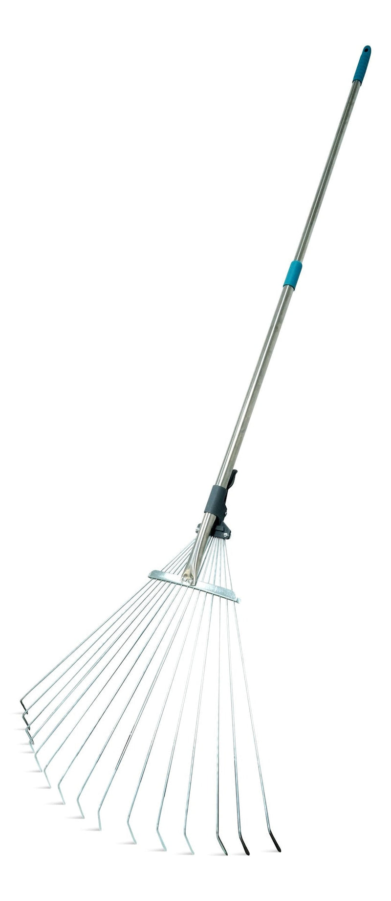 7 to 21-in Wide Metal Adjustable-Tine Telescopic Leaf Rake, 32 to 63-in Aluminum Shaft S6125