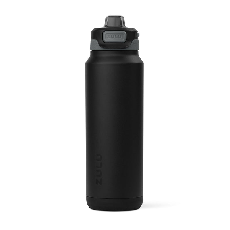 Powerfill Pro Vacuum Insulated Stainless Steel Bottle, 32-oz, Black, with Quick Fill Lid N4171