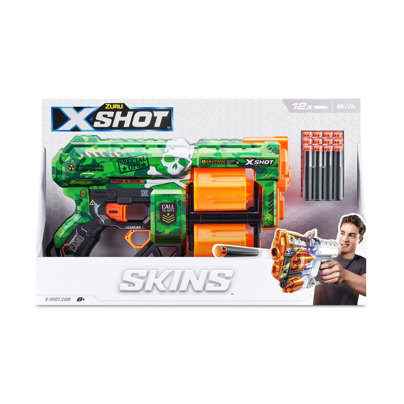 Skins Dread, 7 Unique Designs, 12-Dart Capacity, Ages 8+ B0107